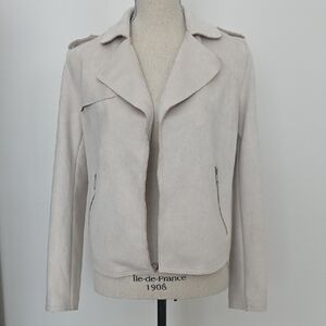 T Tahari Light Beige Blazer Size S